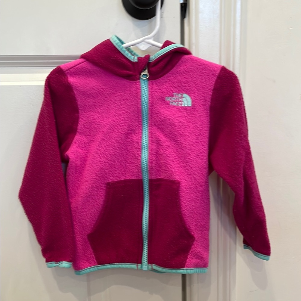 The North Face Kids' Pink Fleece Hoodie